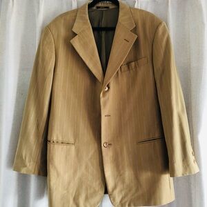 80s Claude Montana Paris Men's Camel Sports Jacket/ Blazer